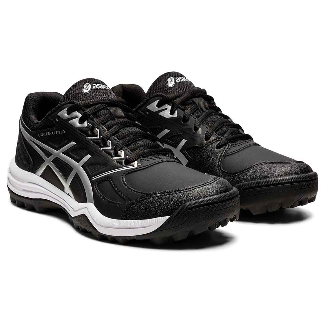 angle image of both Asics Gel-Lethal Field Turf Shoes
