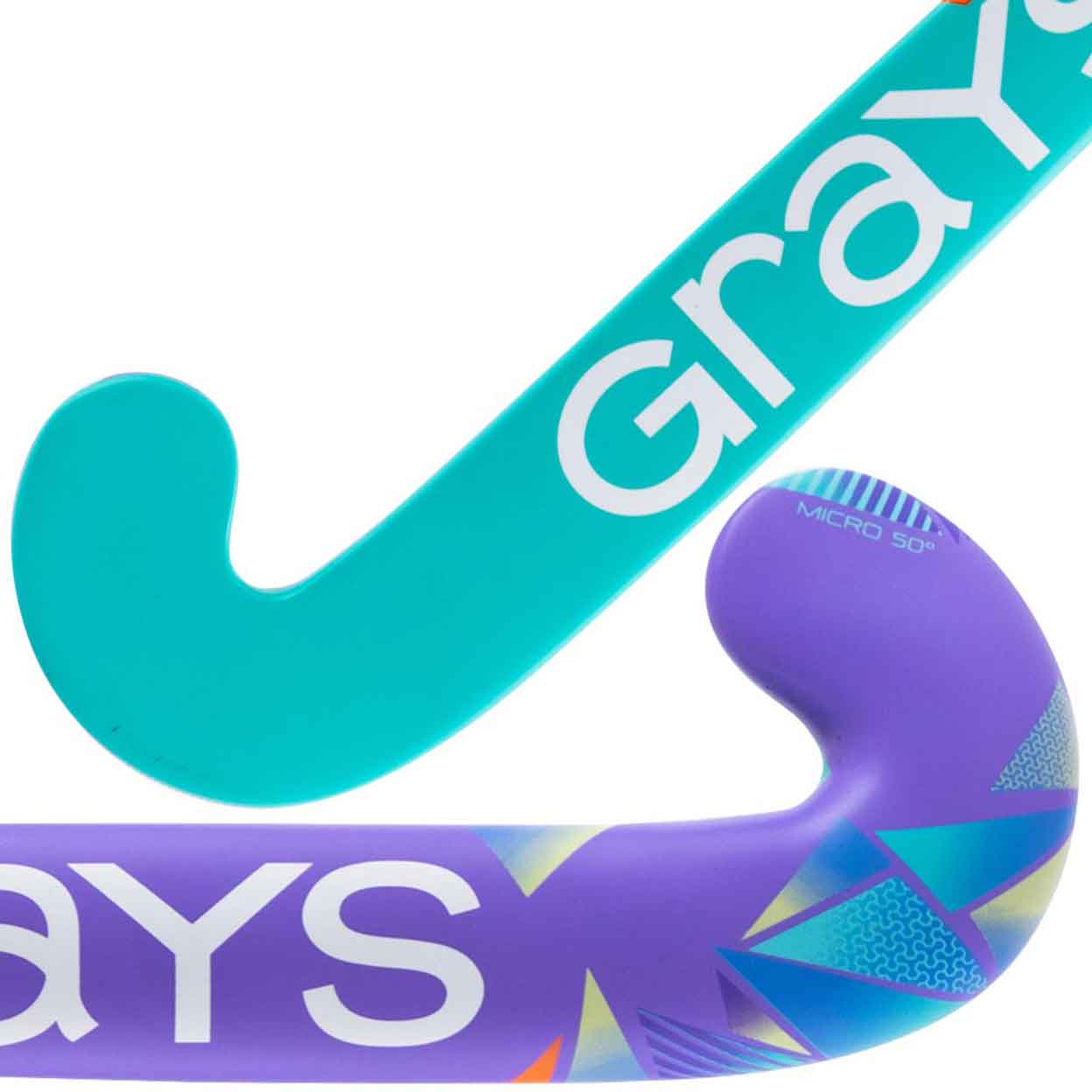 Grays Blast Wood Field Hockey Stick purple stick close up