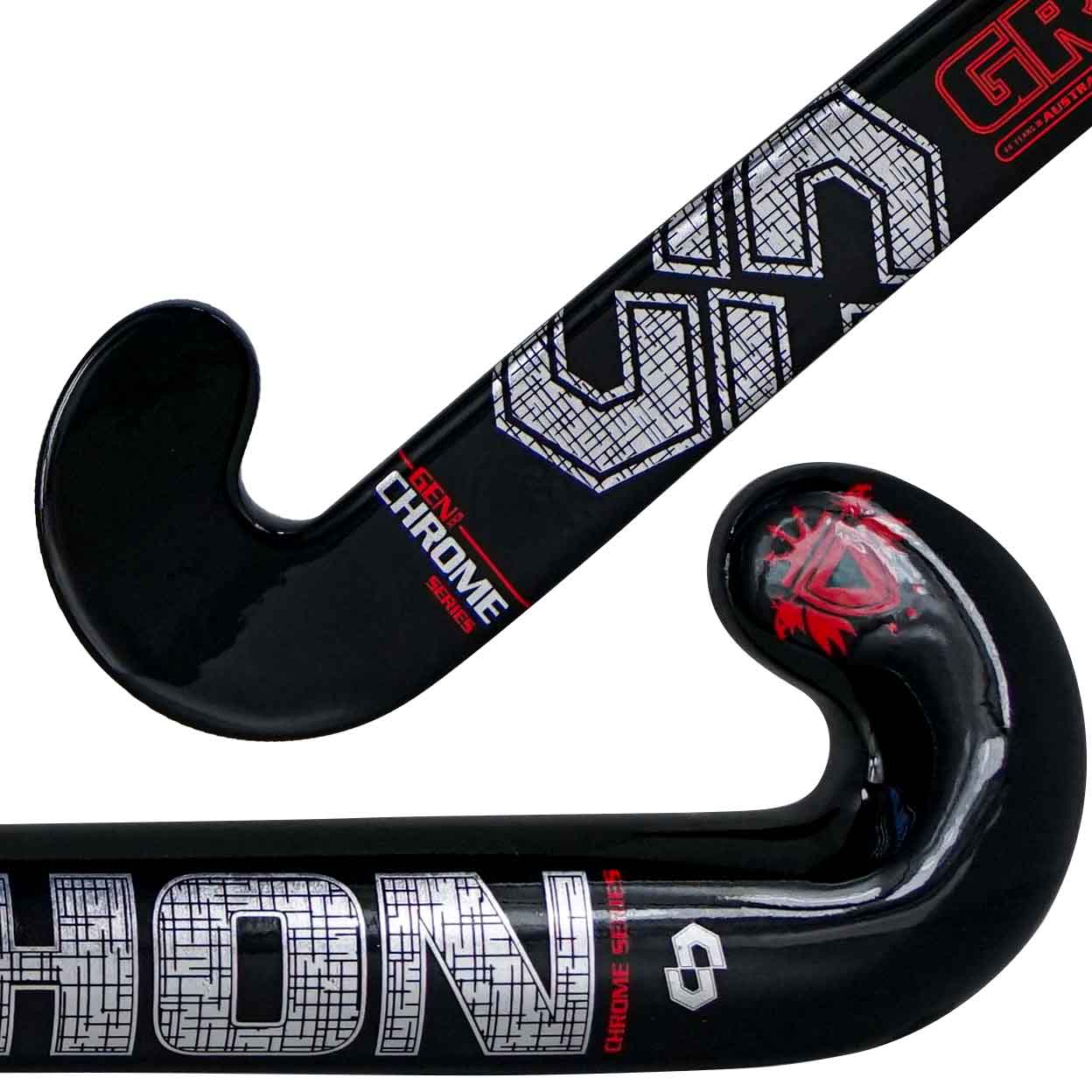 Close up of the Gryphon Diablo Pro Composite Field Hockey Stick