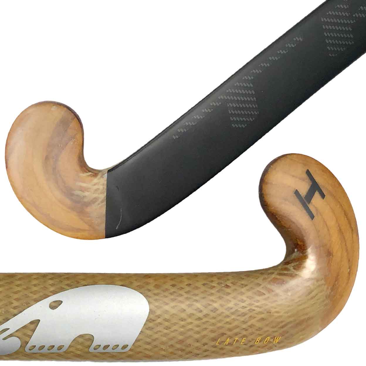 close up of the TK 1 Hybrid Indoor Composite Field Hockey Stick