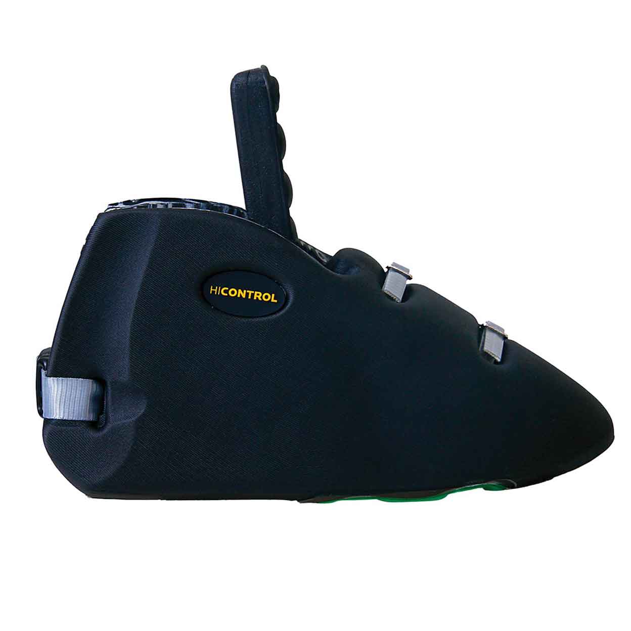 side of a black OBO Robo Hi-Control Goalkeeping Kicker